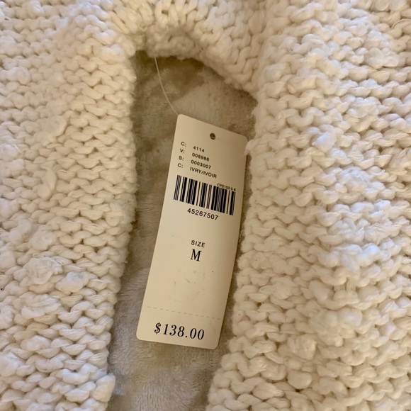 NWT Anthropologie Ivory/Black Cardigan Sweater 🖤 - Picture 2 of 5